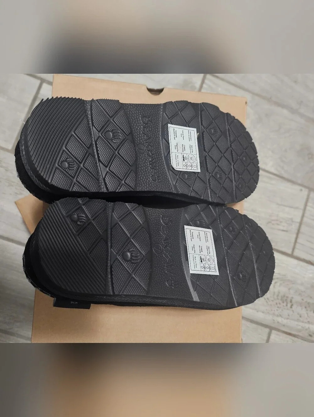 BEARPAW Tabitha Suede Clog Slipper Size 7, Brand New